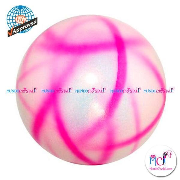 Ballon Pastorelli Kiss & Cry Fuchsia-Or pour la gymnastique rythmique