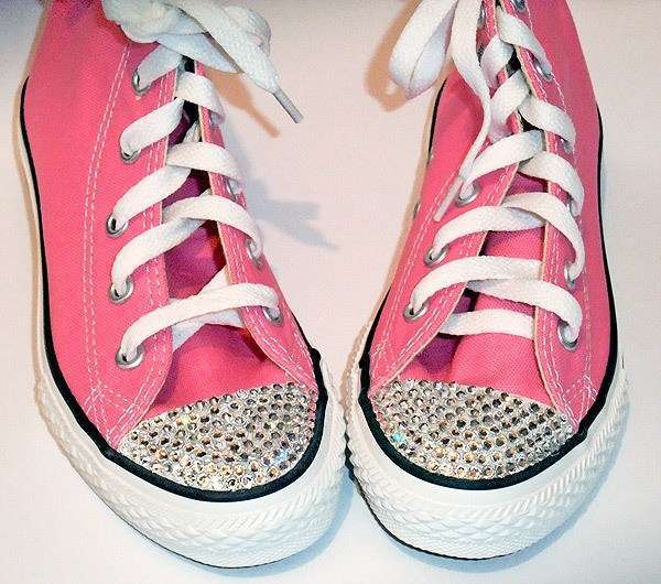 converse rosadas brillantes