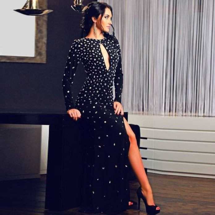 🥇 ¿Cómo vestido de noche con Strass?