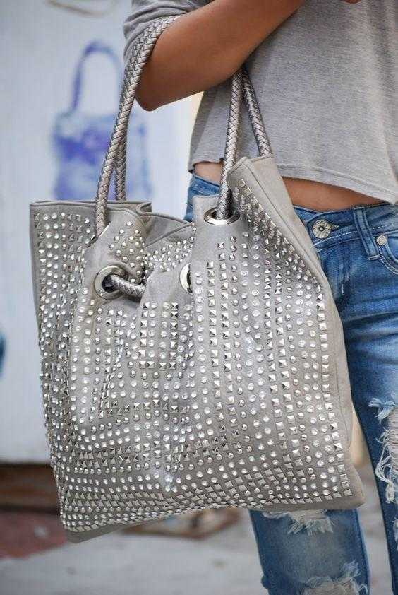 bolso con strass