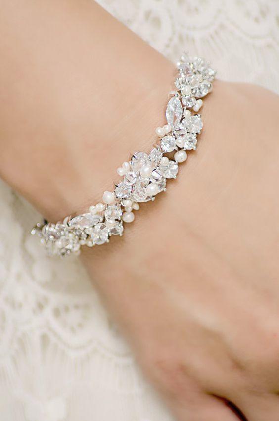 pulsera con swarovski