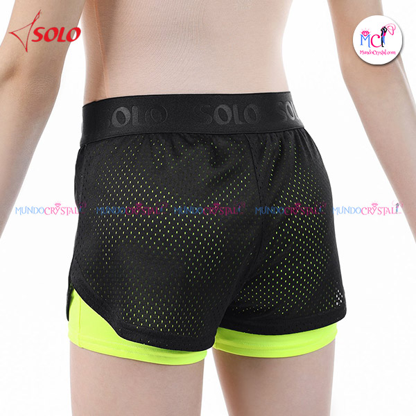 Pantalon-Solo-doble-de-rejilla-con-Banda-RG770-amarillo-fluor-1