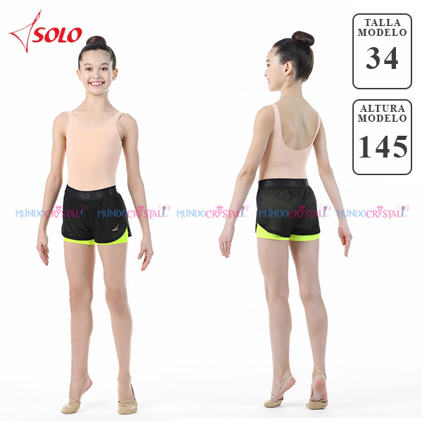 Pantalon-Solo-doble-de-rejilla-con-Banda-RG770-amarillo-fluor-4