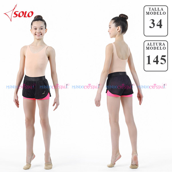 Pantalon-Solo-doble-de-rejilla-con-Banda-RG770-rosa-fluor-3