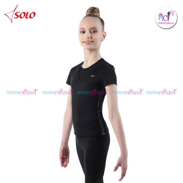 Camiseta-Solo-Star-escote-rejilla-RG605-negro Camiseta-Solo-Star-escote-rejilla-RG605-negro